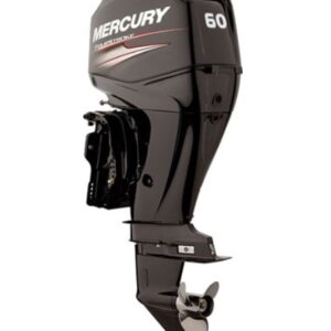 one black outboard motor