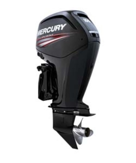 one black outboard motor